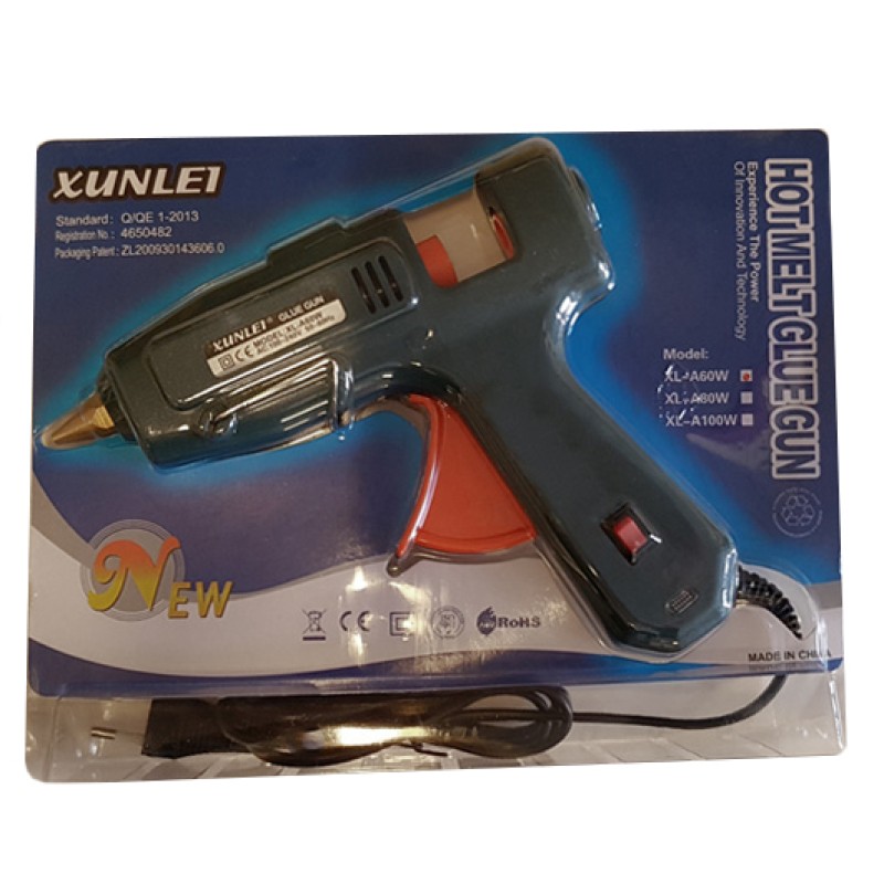 Heißklebepistole 60W mit Ein-/Aus-Schalter